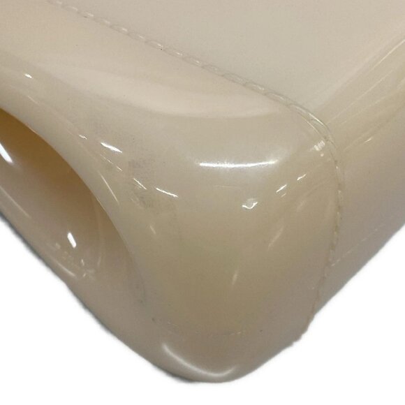 Auth FURLA Candy Beige Rubber Handbag - Picture 9 of 16